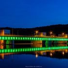 Das Ruhrwehr am Baldeneysee in Essen 