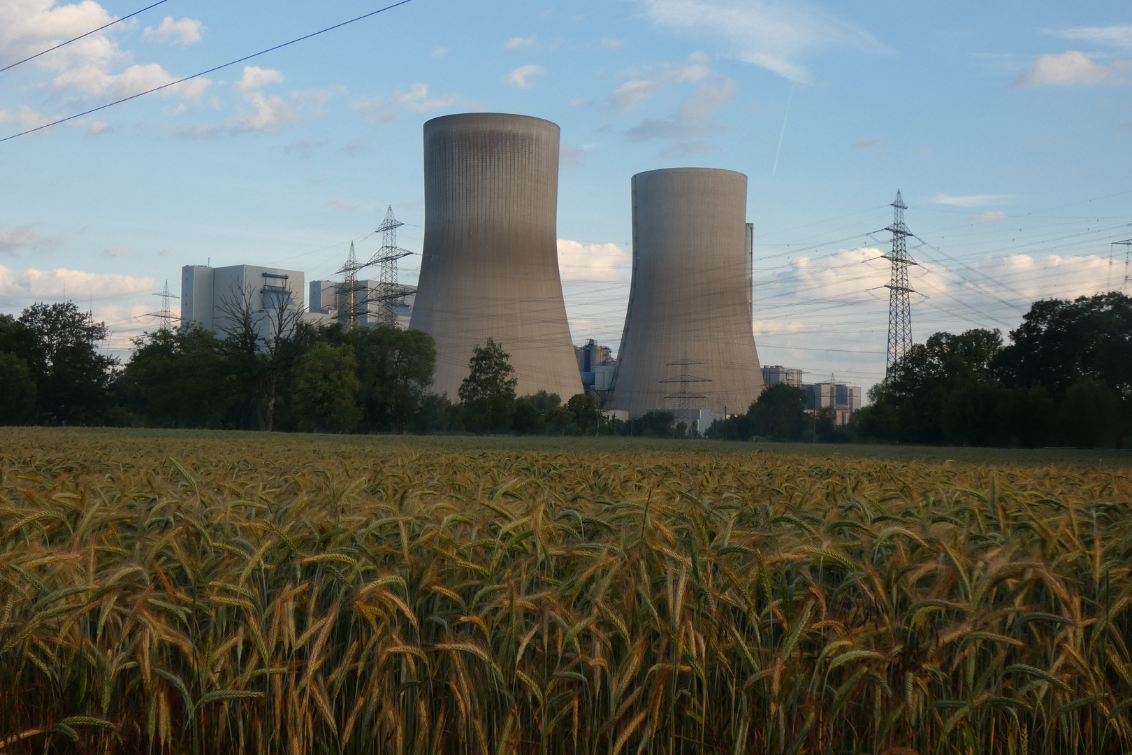 Das RWE Kraftwerk in Hamm-Uentrop in der Revision