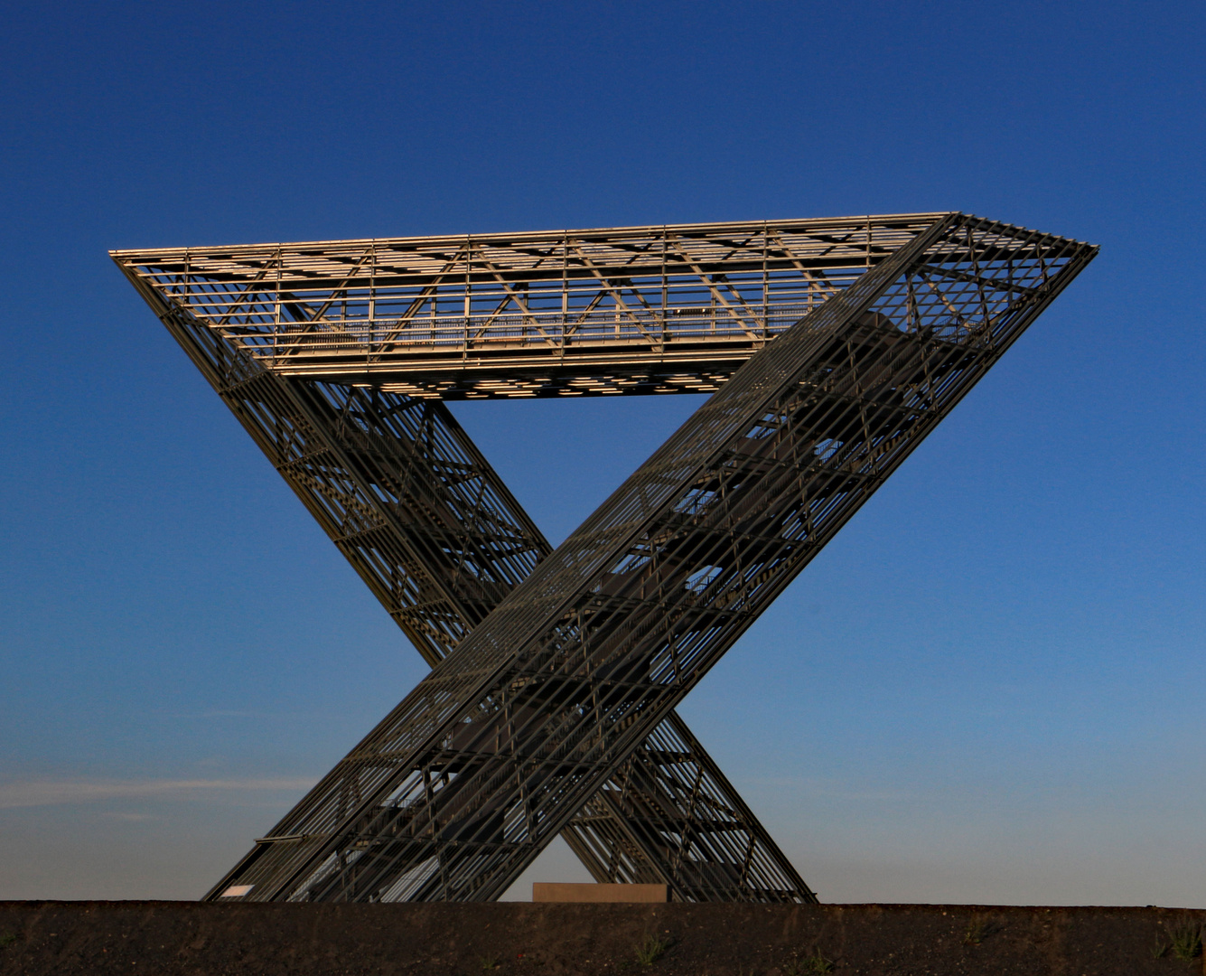 Das Saarpolygon im Abendlicht