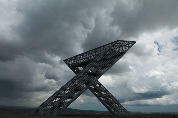 Das Saarpolygon in Ensdorf (Saar)