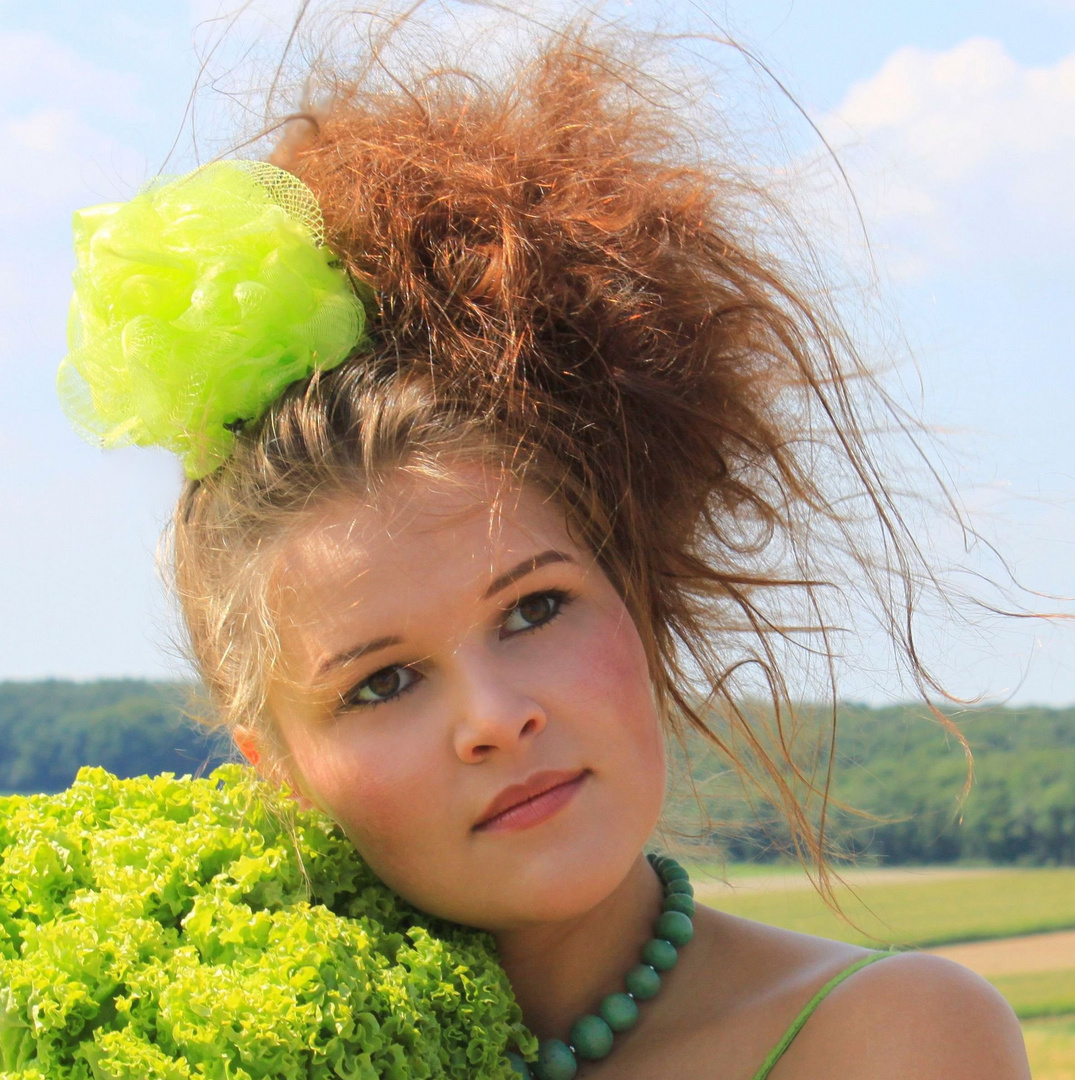 Das Salatkopf-Portrait :)