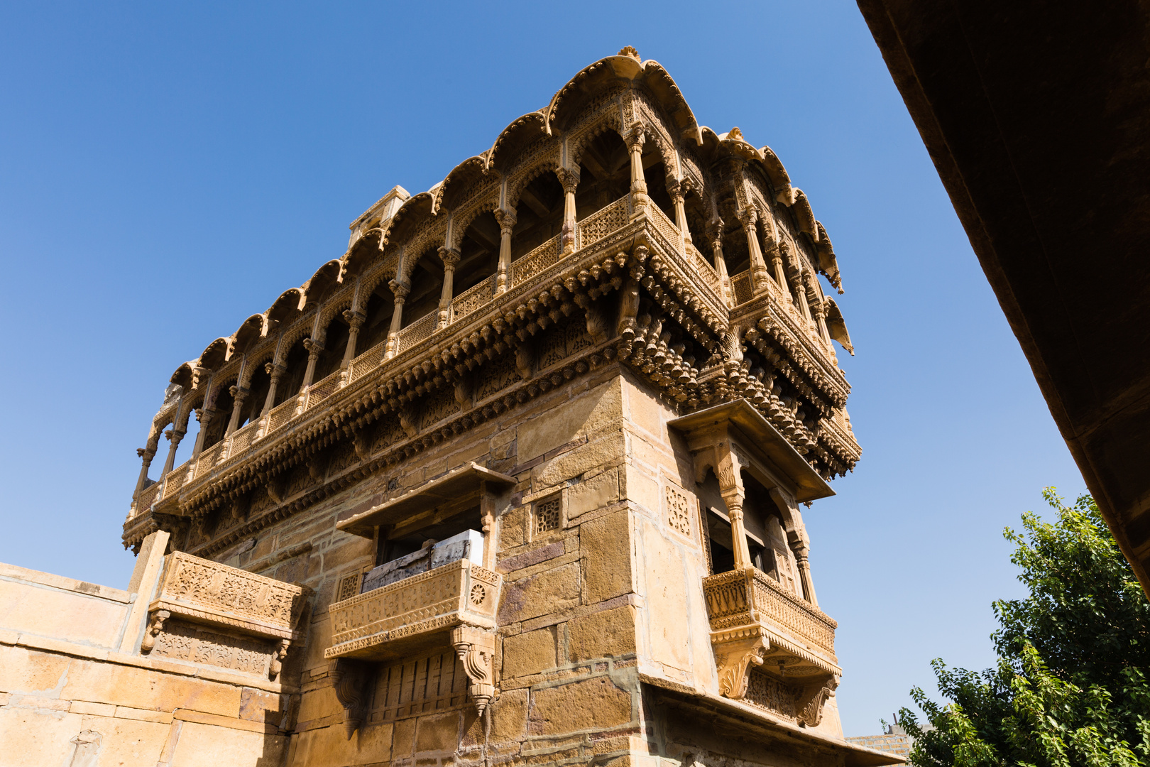 Das Salim-Singh-Haveli in der Unterstadt von Jaisalmer