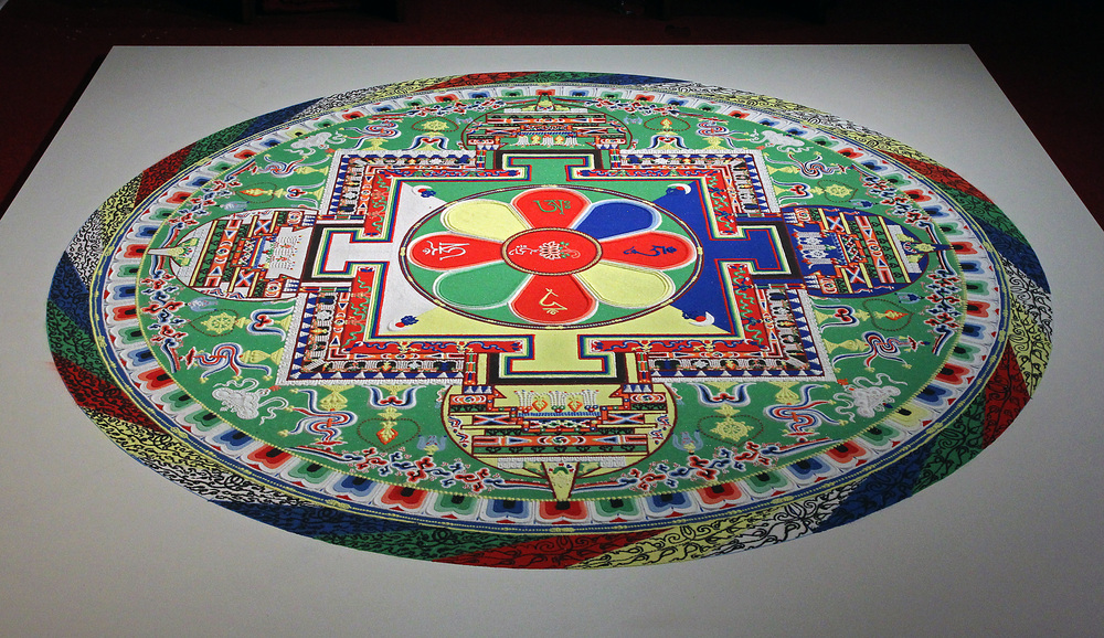 Das Sand-Mandala von Heidelberg