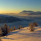 Das sanfte Licht in den Bergen