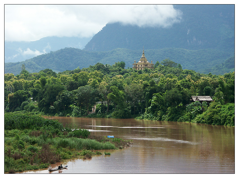 Das Santi Chedi am Nam Khan - Luang Prabang, Laos