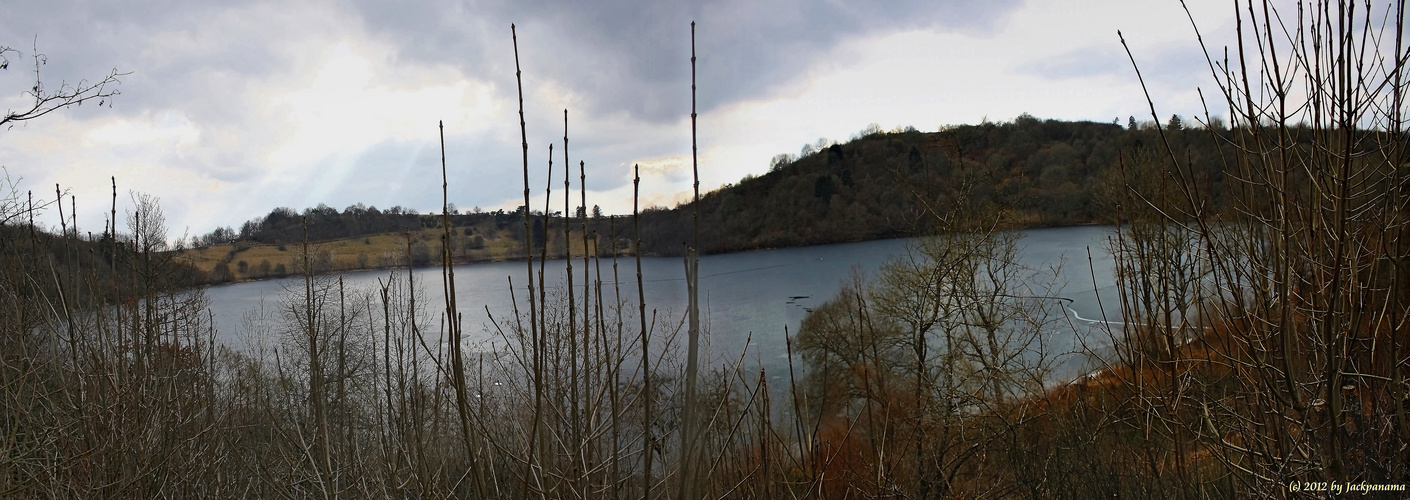 Das Schalkenmehrener Maar in der Vulkaneifel