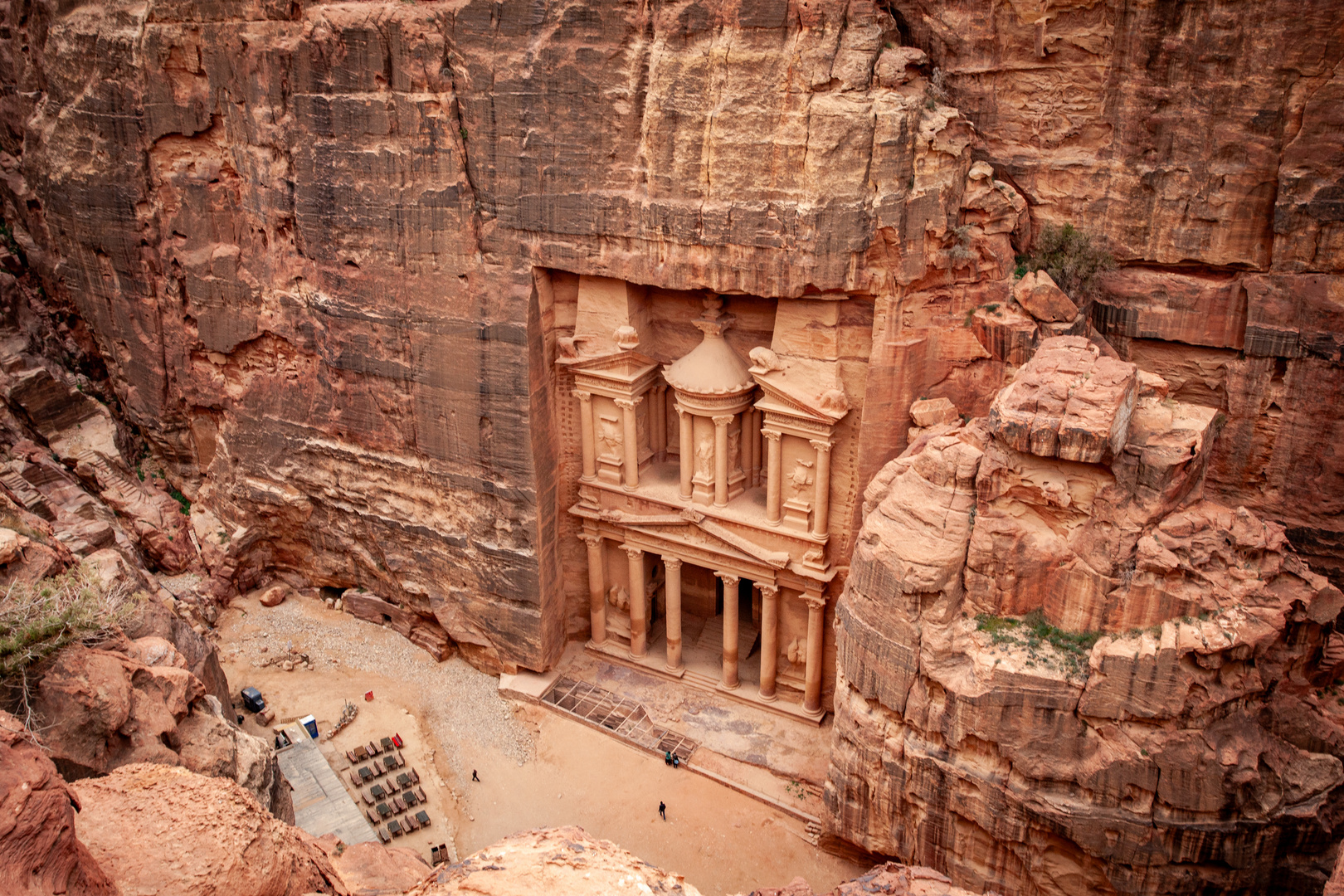 Das Schatzhaus Felsenstadt Petra/ Jordanien 