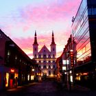 das schauspiel der natur vor den platz der kirche in leoben 