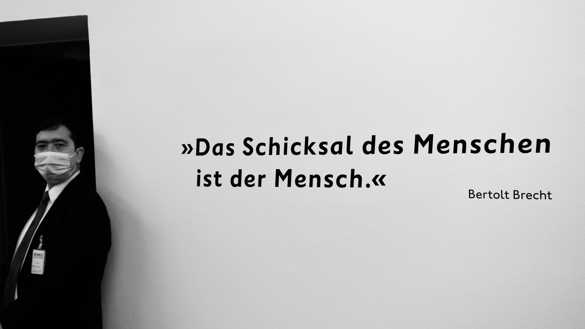 Das Schicksal des Menschen ist der Mensch