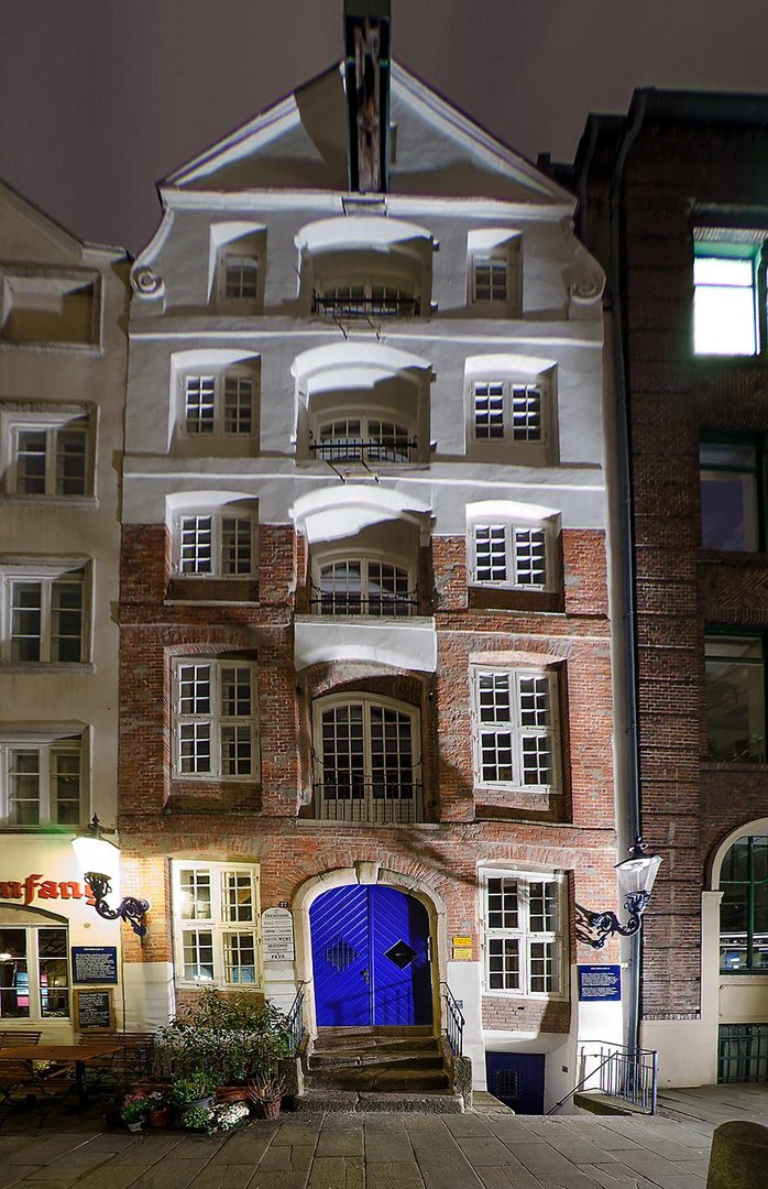 Das schiefe Haus in der Deichstraße