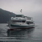 Das Schiff im Vierwaldstättersee in Brunnen.