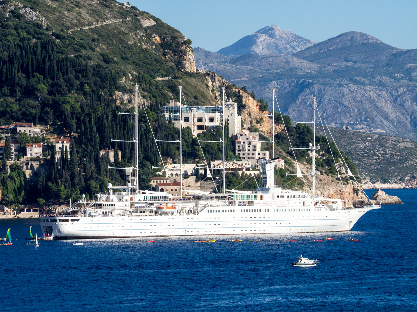 Das Schiff vor Dubrovnik