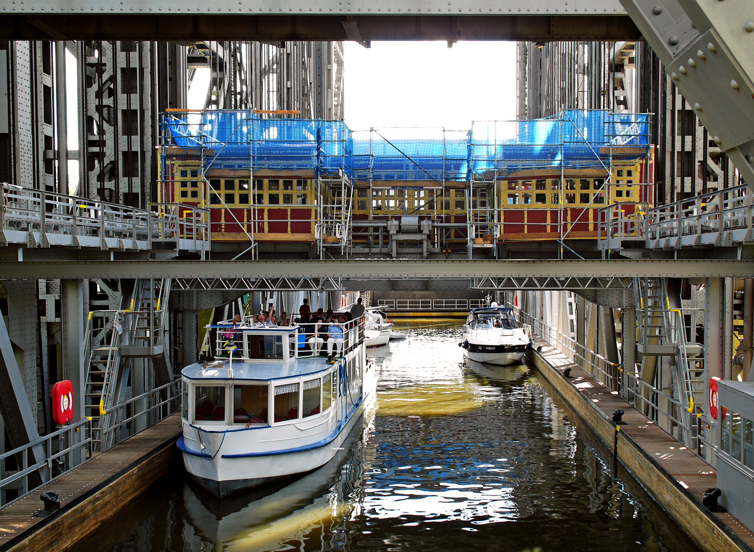 Das Schiffshebewerk Niederfinow Foto & Bild deutschland, europe