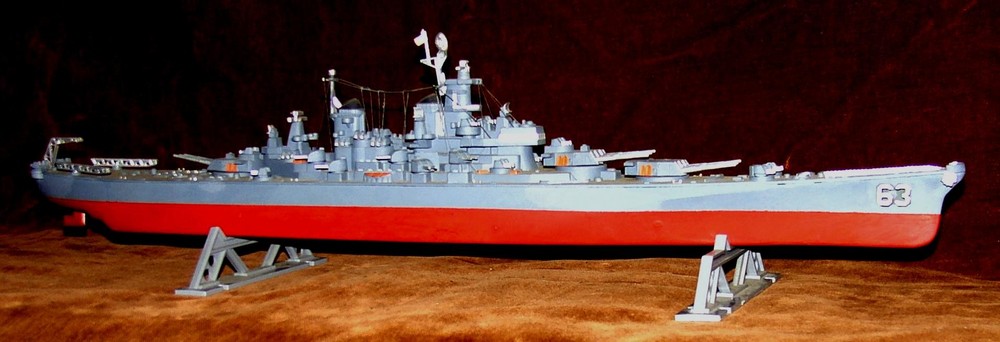 Das Schlachtschiff USS Missouri (BB 63)