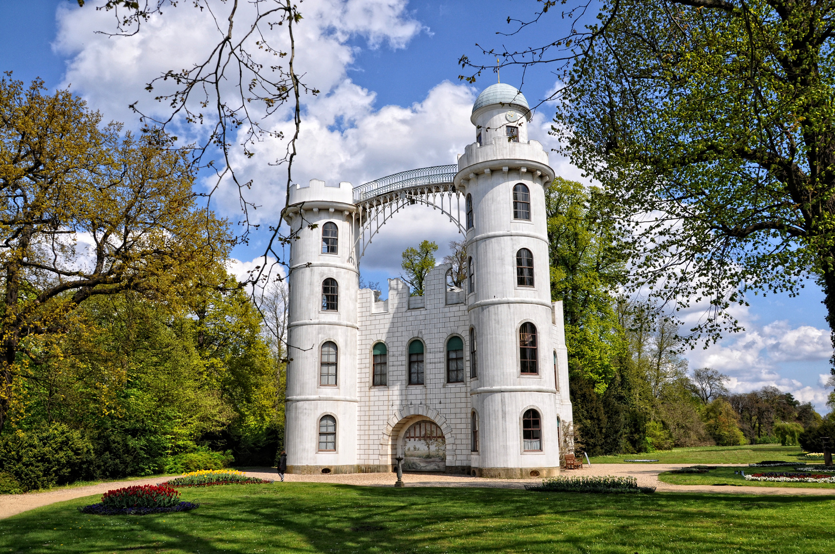 Das Schlösschen auf der Pfaueninsel..... 