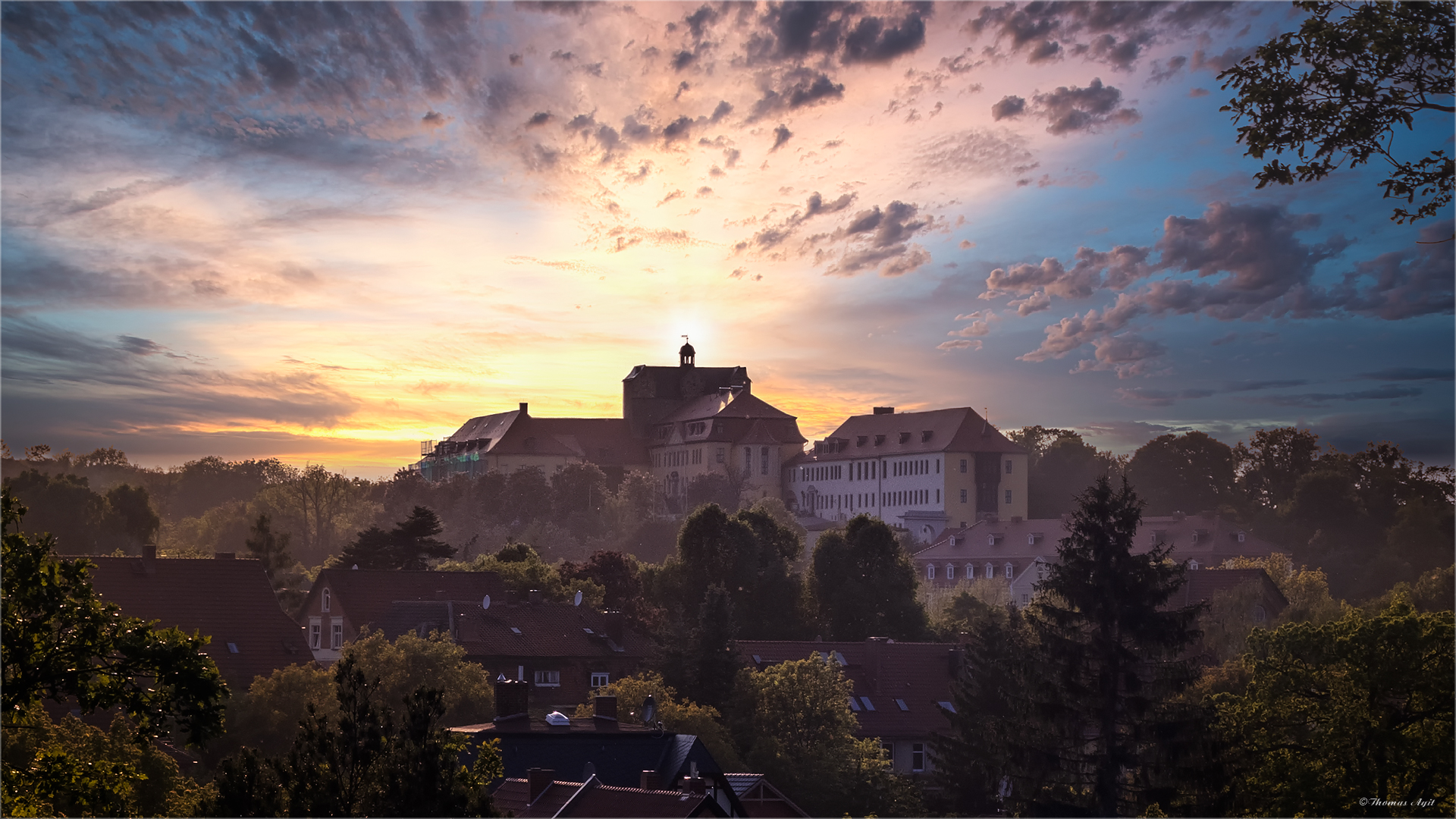 Das Schloss Ballenstedt....