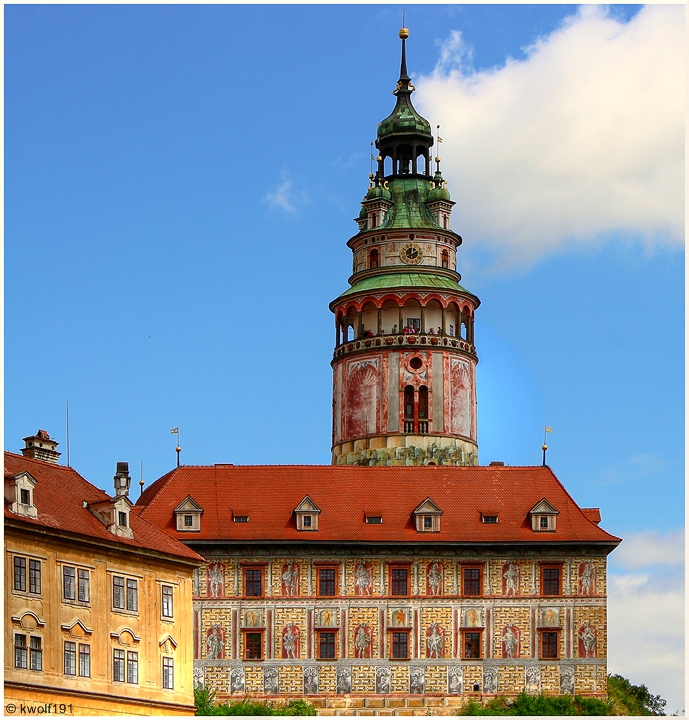 Das Schloss Ceský Krumlov