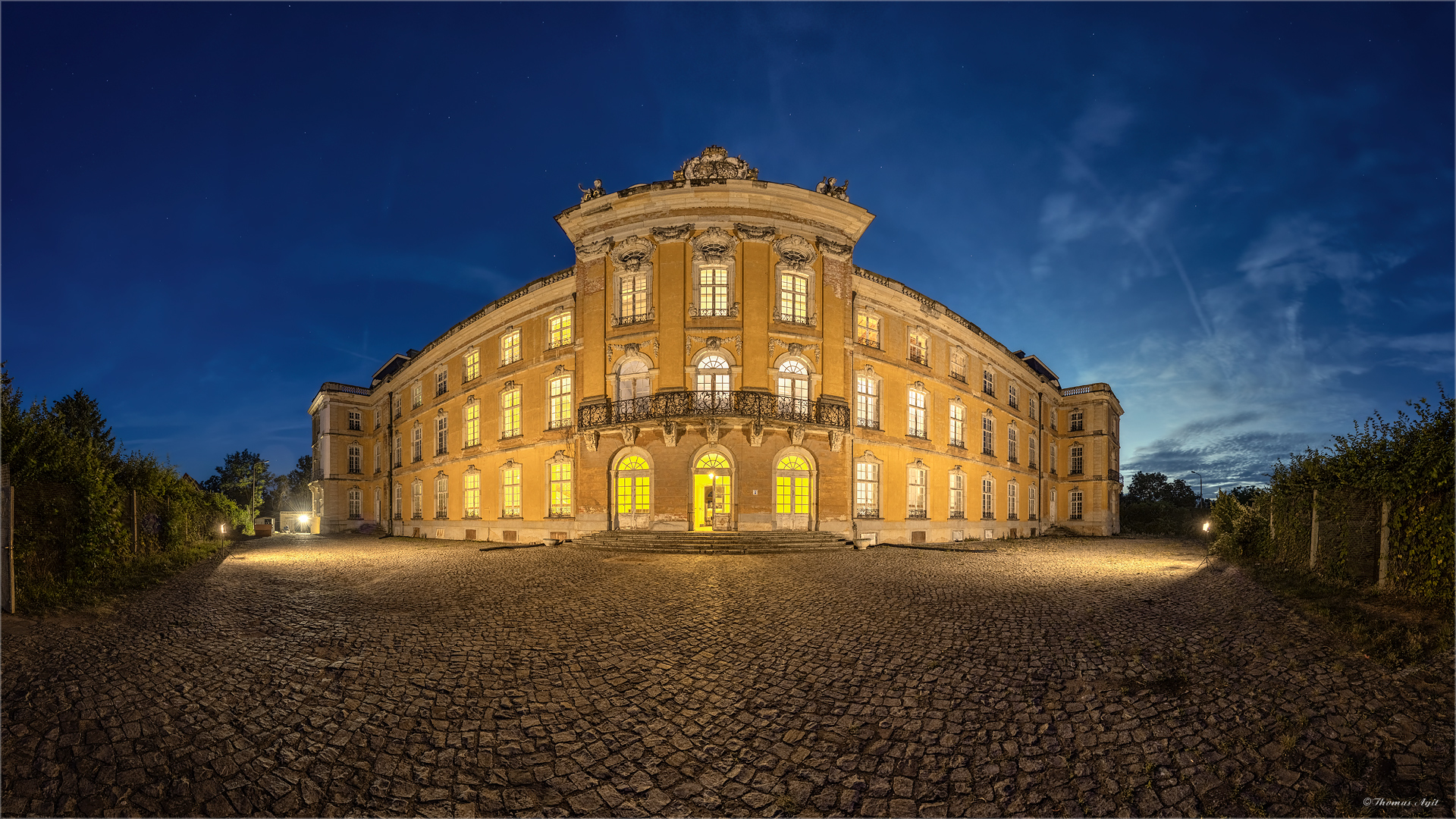 Das Schloss Dornburg...