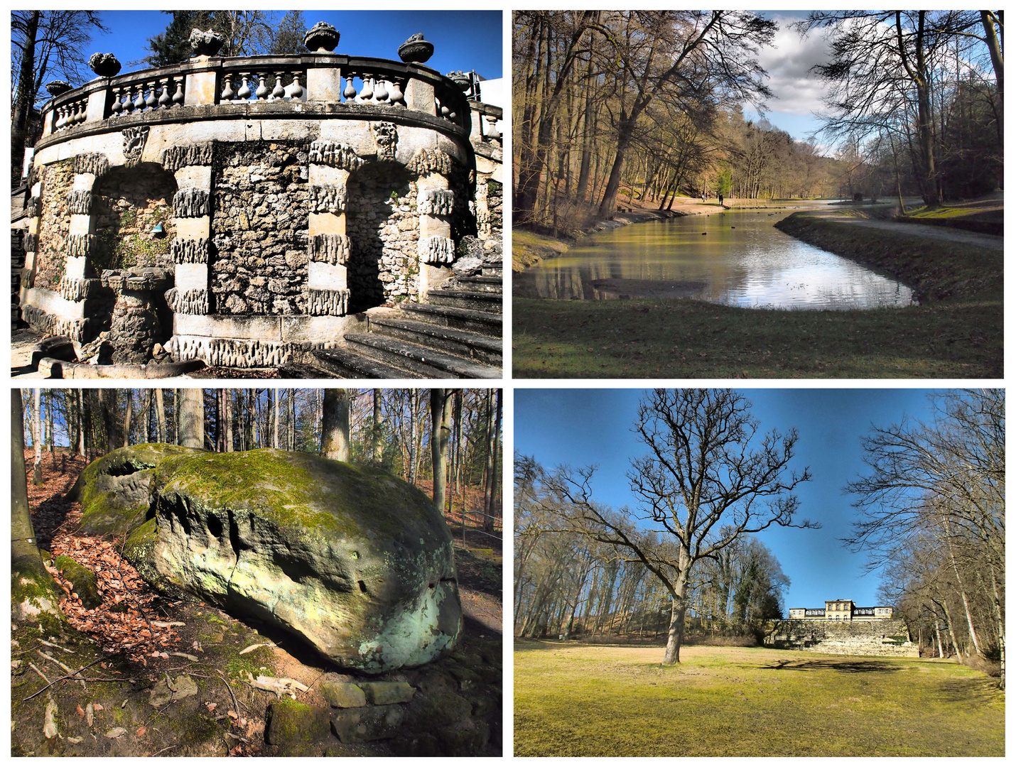 Das Schloss Fantaisie mit Schlosspark