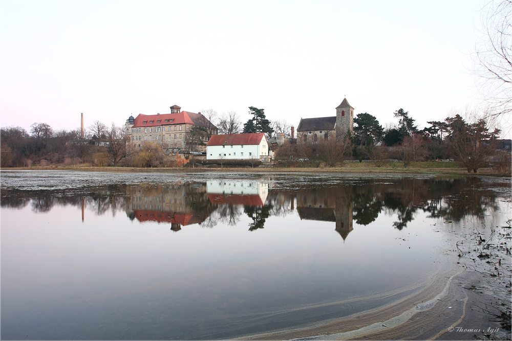 Das Schloss Hohenerxleben.. Original