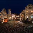 Das Schloss Hohenerxleben panoramisiert...