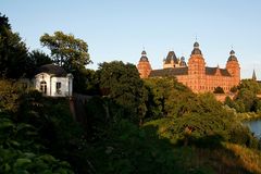 Das Schloss im Abendlicht