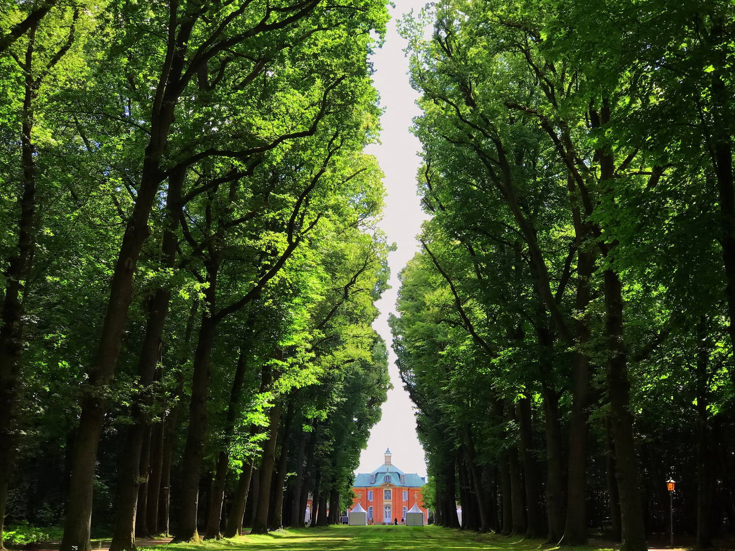 Das Schloss im Gegenlicht