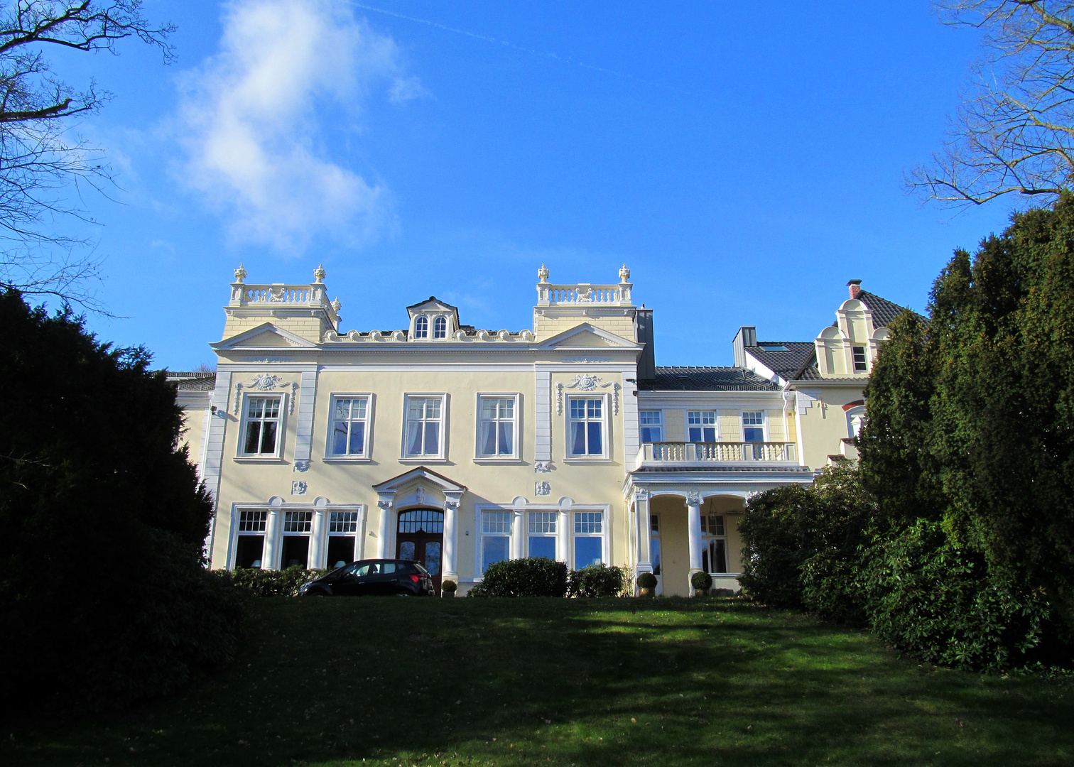 das Schloss in Fickmühlen ...