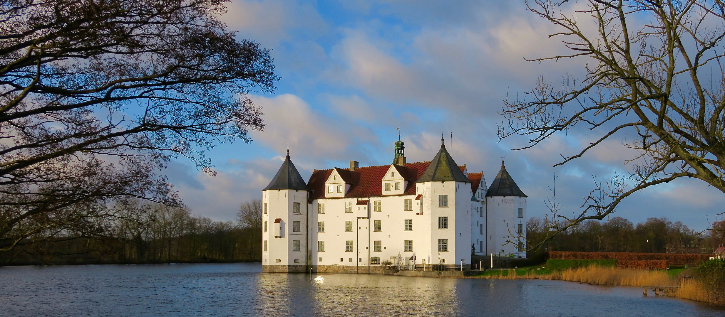 Das Schloss in Glücksburg.