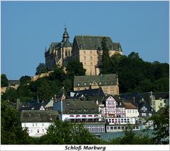 Das Schloß in Marburg..