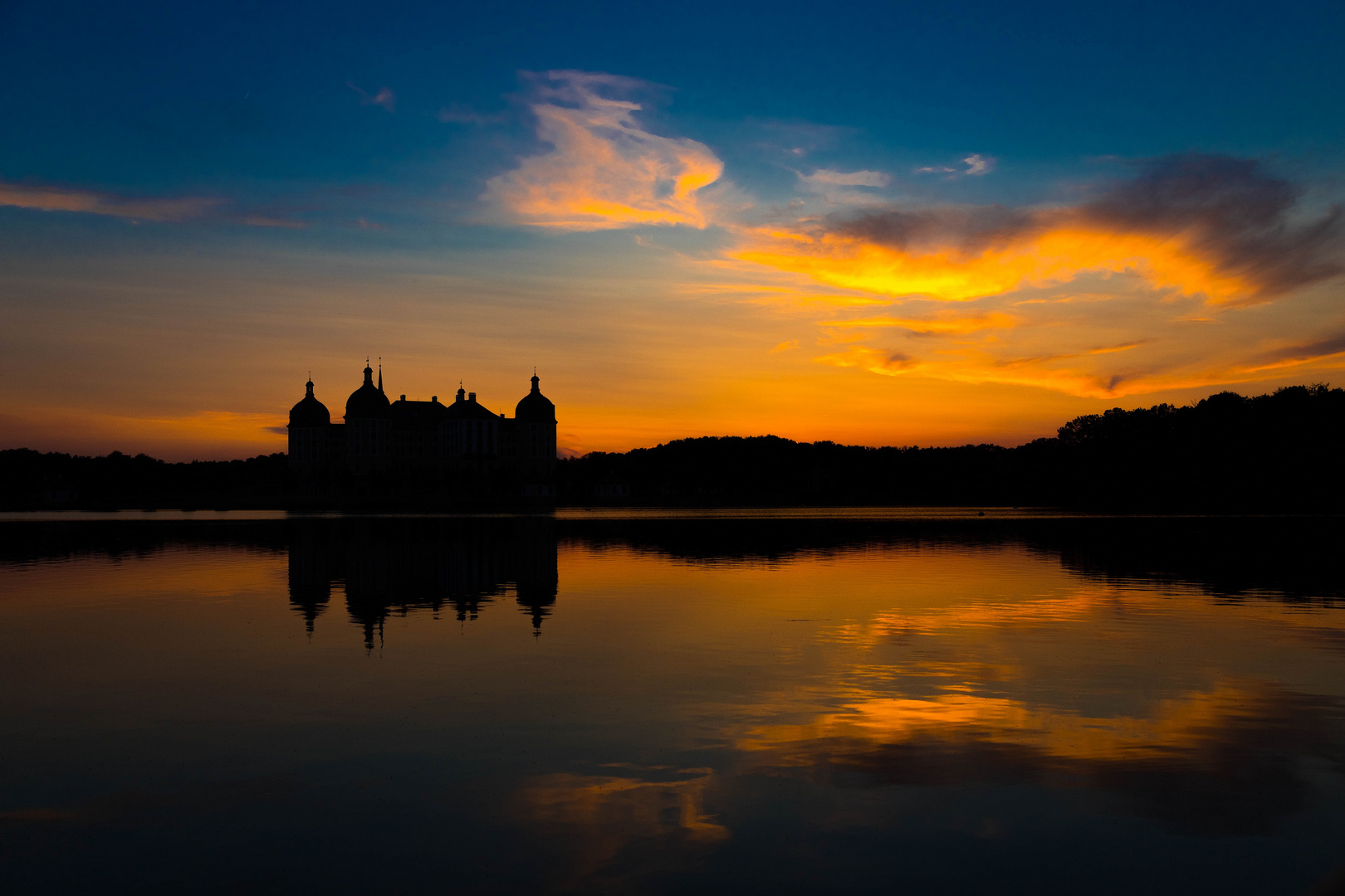 Das Schloss in Moritzburg