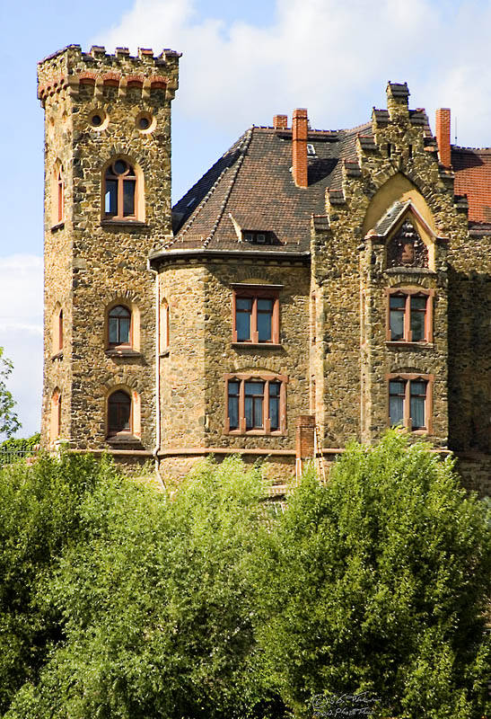 Das Schloss in Ronneburg (Thüringen)