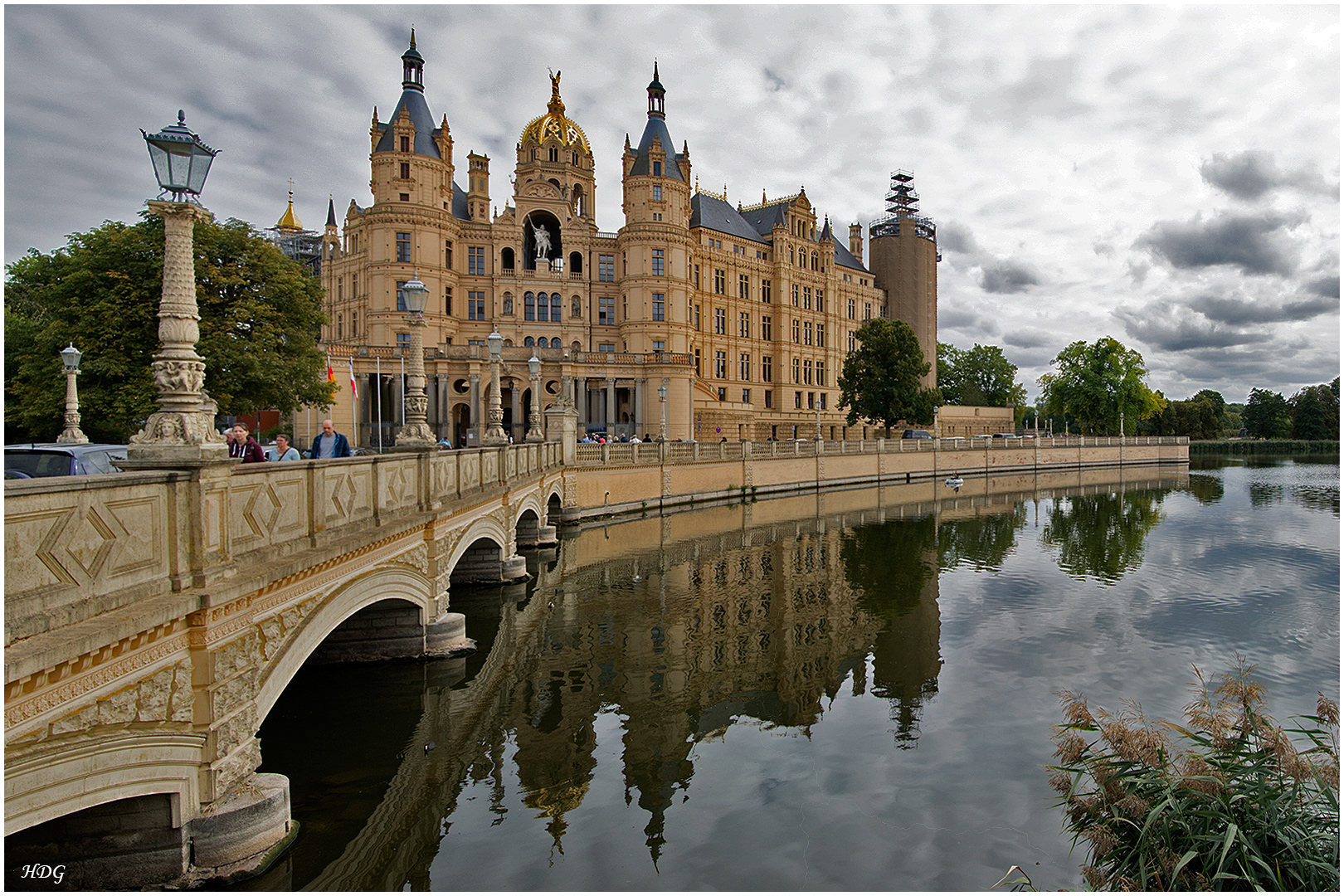 Das Schloß in Schwerin (4) ... 