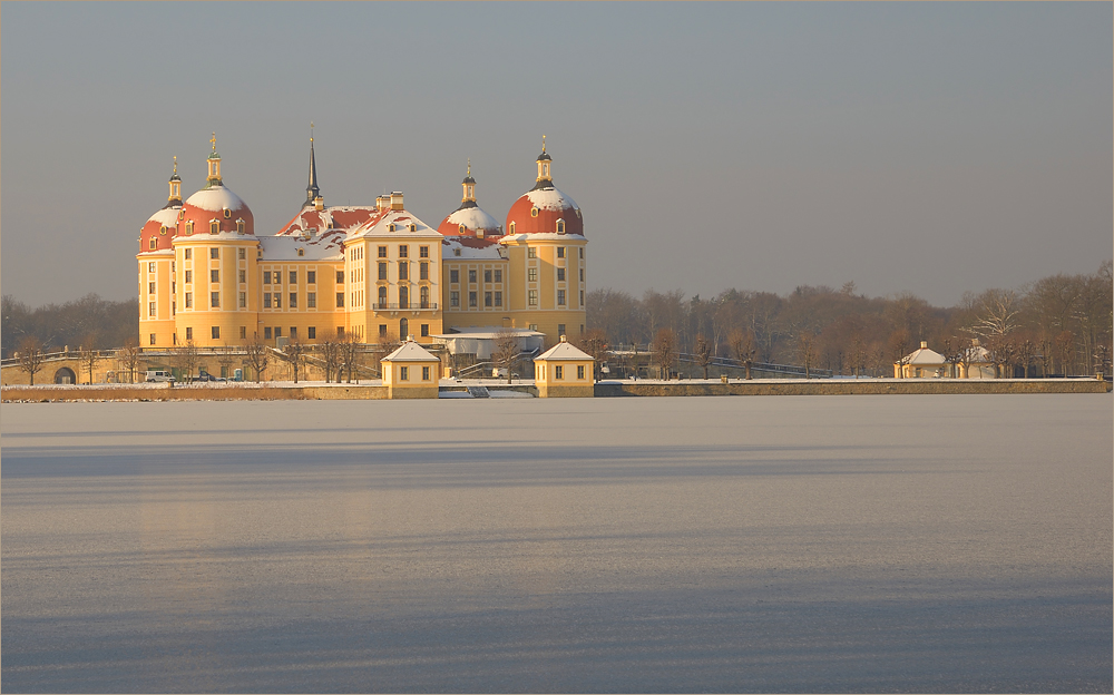 Das Schloss Moritzburg…,