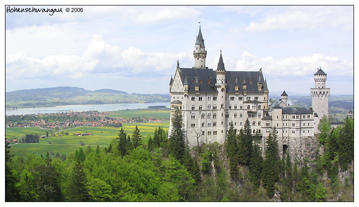 Das Schloss Neuschwanstein