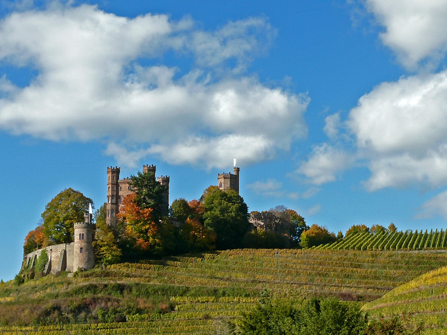 Das  Schloss Ortenberg...