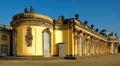 Das Schloss Sanssouci in Potsdam 