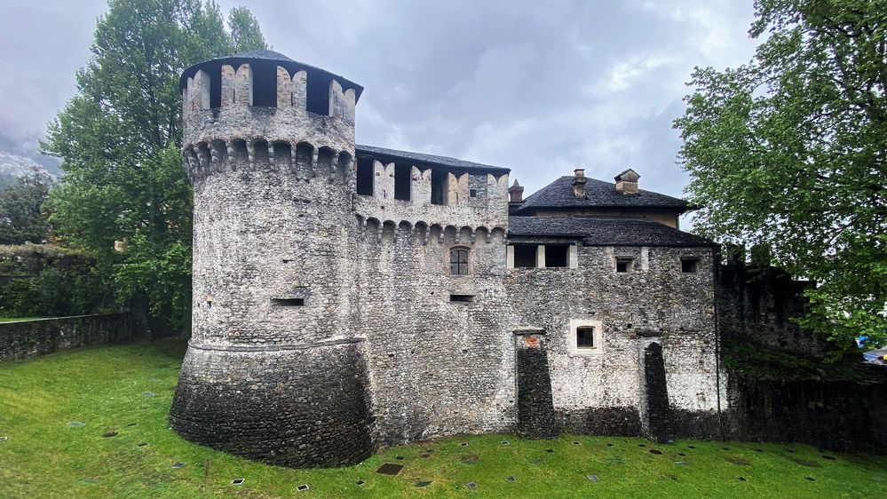 Das Schloss Visconteo in Locarno