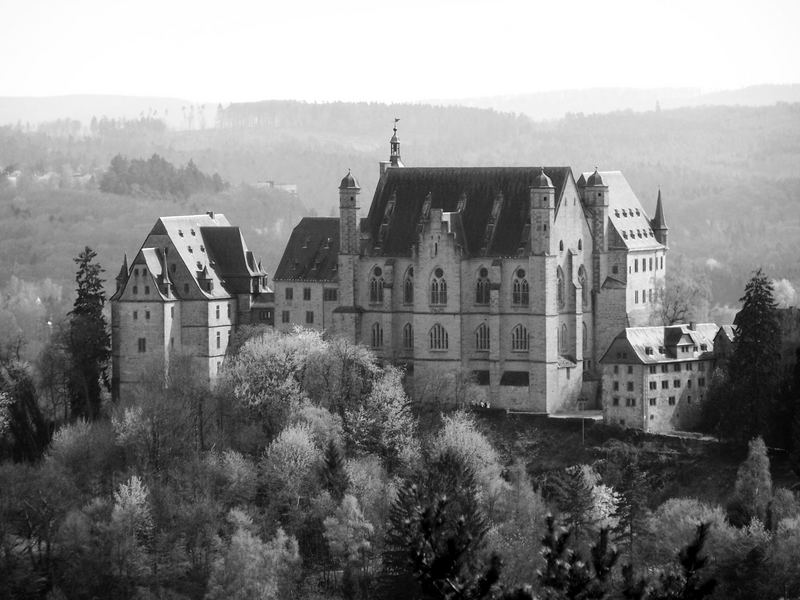 Das Schloss von hinten