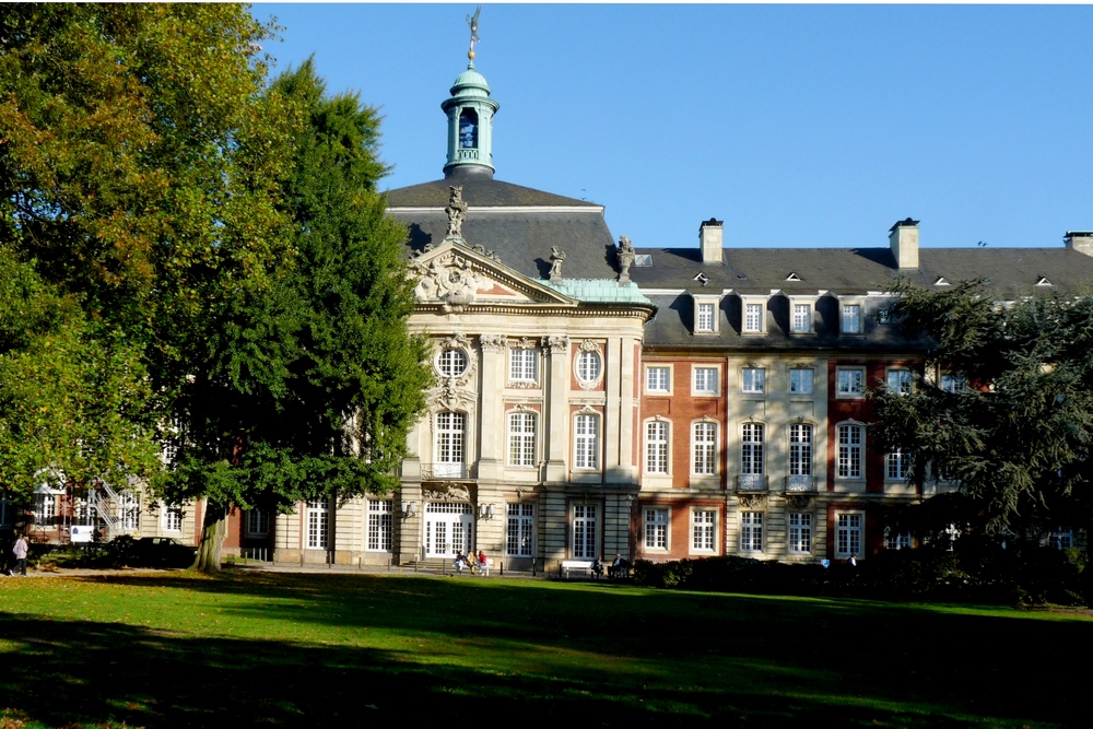 Das Schloss von Münster Westfalen (Rückseite)