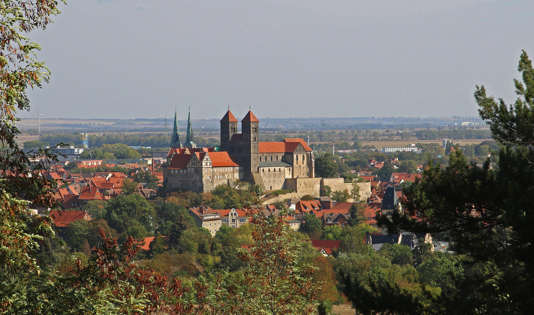 Das Schloß von Quedlinburg