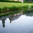 Das Schloss vor Husum gespiegelt 