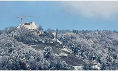 Das Schloss wird seit Jahren umgebaut...