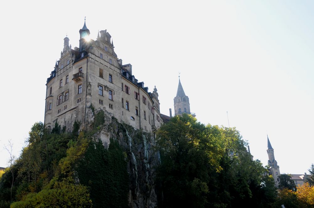 Das Schloss zu Sigmaringen.