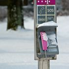 Das "Schneetelefon" am Rennsteig