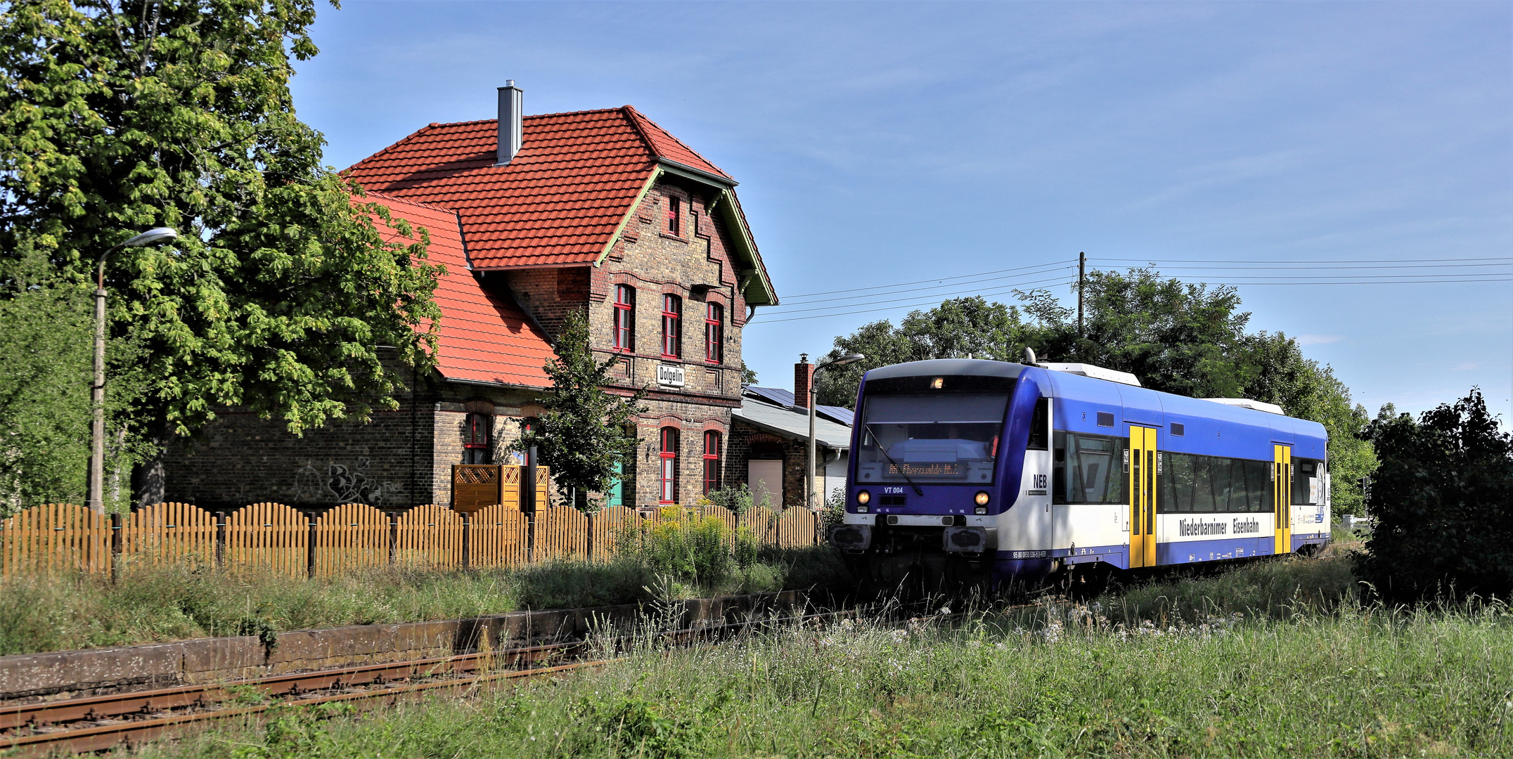 Das schöne Bahnhofsgebäude...