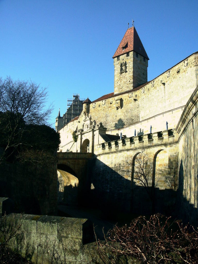 das schöne coburger schloss von oben