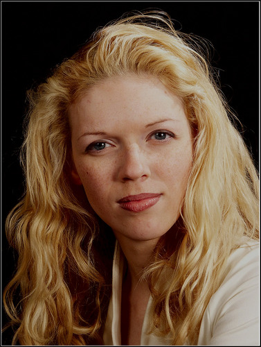 Mädchen von nebenan aus