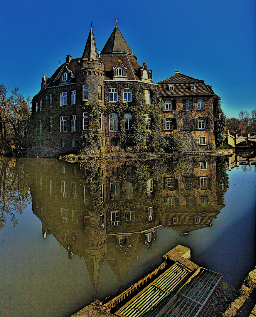 das schöne Privatschloss Linnep im Bergischen Land