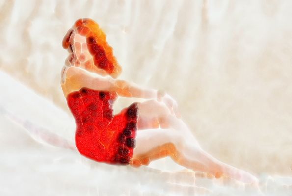 das schönste rot rote kleid ...